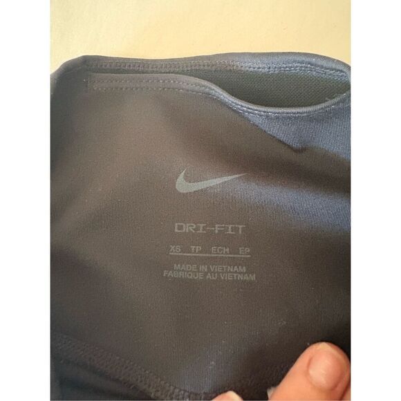 Nike Dri-FIT Leggings XS Extra Small Black Athletic Yoga Running Activewear - Picture 3 of 6